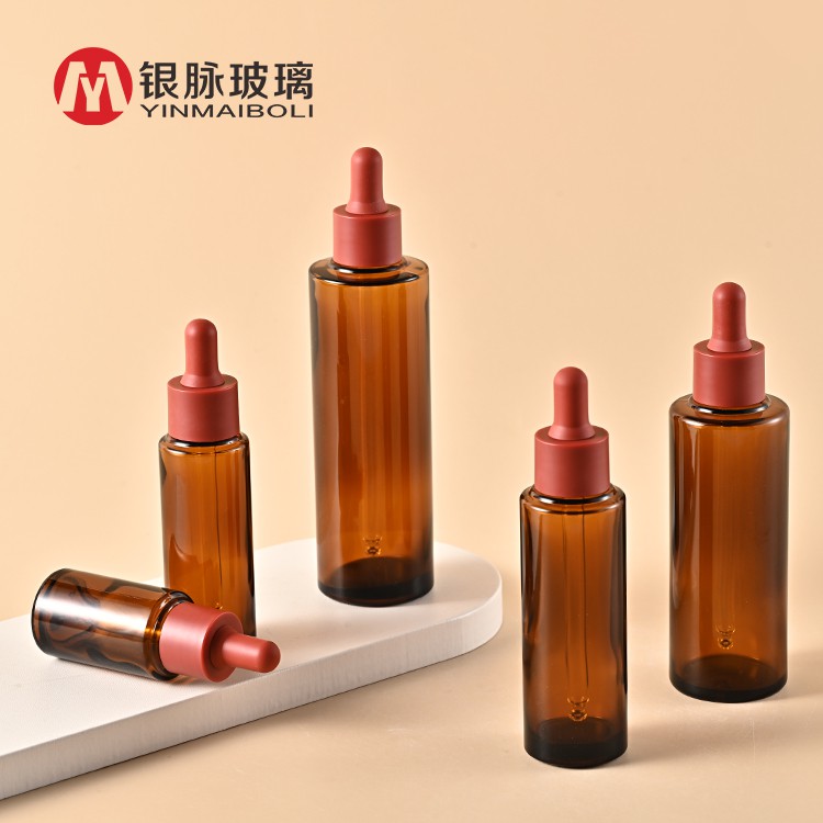 Amber serumske steklenice